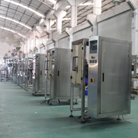 workshop for vertical packing machine