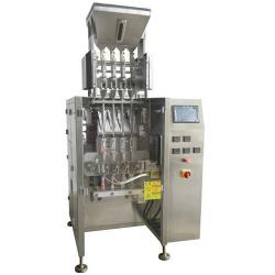 Multi-lane packing machine for granular products